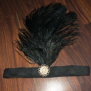 Roaring 20’s Gatsby Headpiece Black